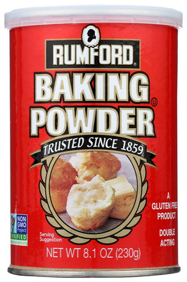 Baking Powder, Gluten Free, Non GMO, 8.1 Ounce (Pack of 12)