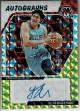 NBA Yuta Watanabe 23-24 Panini Mosaic Red Gold Autographed Card