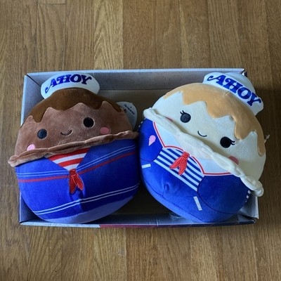Squishmallows Plush 8  STRANGER THINGS AHOY USS B/scotch & Choc Pudding SET OF 2