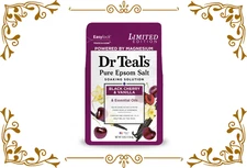 Dr Teal's Black Cherry & Vanilla Epsom Salt Soak with Essential Oil, 3 lbs