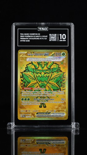 Teal Mask Ogerpon ex graded TAG 10 for sale on eBay