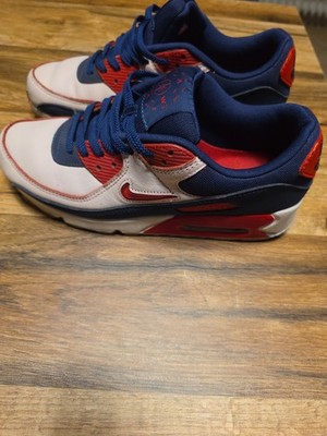 Nike Air Max 90 Home & Away  gr.44 blau rot beige /  wow