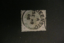 GREAT BRITAIN Q. VICTORIA 1883 IRELAND  SG195 9d QUEENSTOWN  UPPRIGHT  1886 CDS