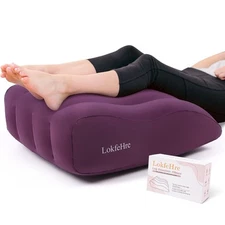 Wedge Pillow for Sleeping - Inflatable Leg Elevation Pillow for Swelling,Circ...
