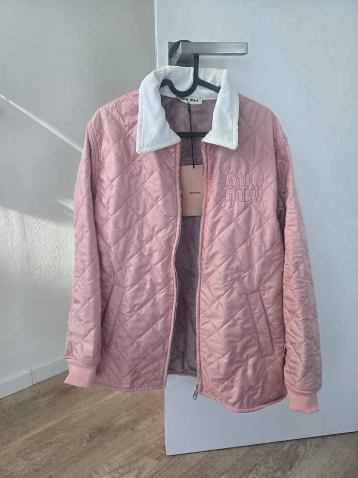 Miu Miu Steppjacke Rosa Gr M Neu Mit ETIKETT NP 1800 - Bild 1 von 4
