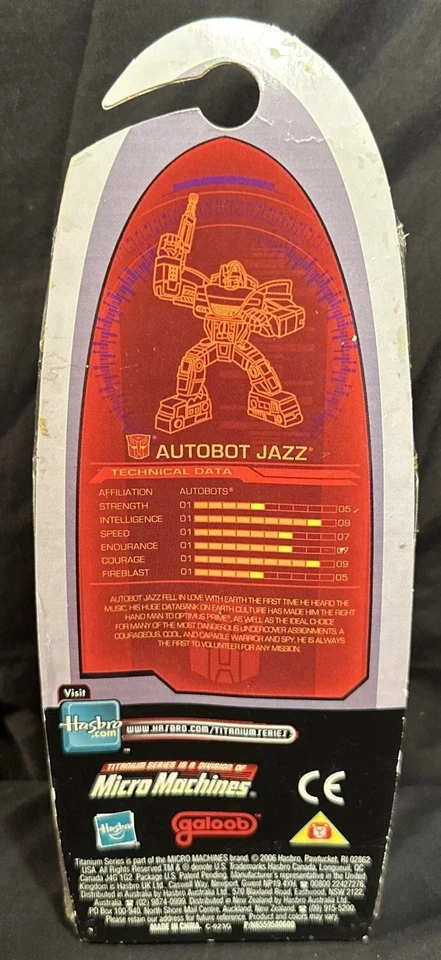 Hasbro Transformers Titanium Series Die Cast "Autobot Jazz" Action Figure *NEW* - Image 2 of 2