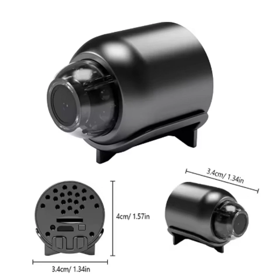 Mini IP Kamera 📷 1080p HD ✅ WLAN WiFi 📶 App Steuerung 📱 Nachtsicht 🌙 - Bild 2 von 4