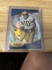 2000 ROOKIE Quantum Leaf Tom Brady #343 New England Patriots. ROOKIE