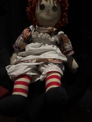 Raggedy Ann Annabelle 3 Ft Tall Vintage Doll.  Guaranteed scares