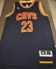 Lebron James Cleveland Cavaliers Swingman Jersey Mens L Navy Blue Adidas #23