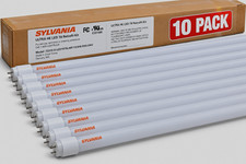 10 Pack Sylvania Ultra He Led T8 4ft 48 3500k Retrofit Tubes 73370-0