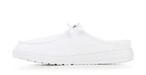 Womens Hey Dude Wendy Slip On Classic White Sneakers Shoes Womens Size 9 White - Afbeelding 3 van 7