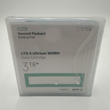 HPE/HP LTO-5 Tape C7975A 3TB Ultrium Data Cartridge NEW Factory Sealed