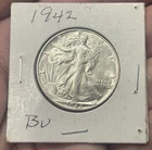 1942 50C Walking Liberty Half Dollar - Brilliant Uncirculated