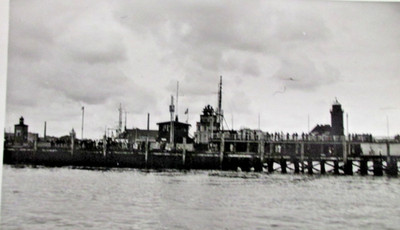 ERBE priv Foto aus Sammlung ! schöne historische Hafenansicht Totale Panorama WO