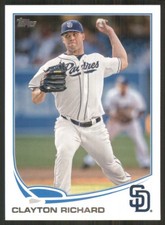 2013 Topps #491 Clayton Richard San Diego Padres 45978