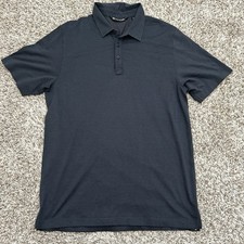 Travis Mathew Polo Shirt Mens Large Golf Performance Short Sleeve Blue