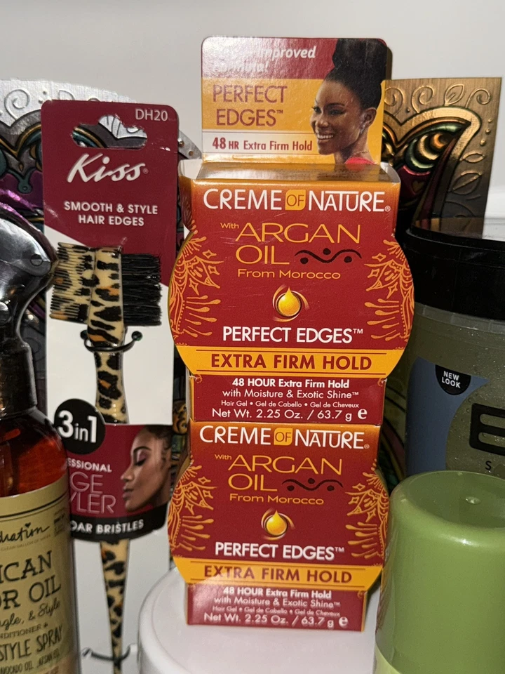 Hair Product Bundle Natural Textured 11 Items Wholesale Deal ECO KISS Cantu Oil - Image 4 of 4