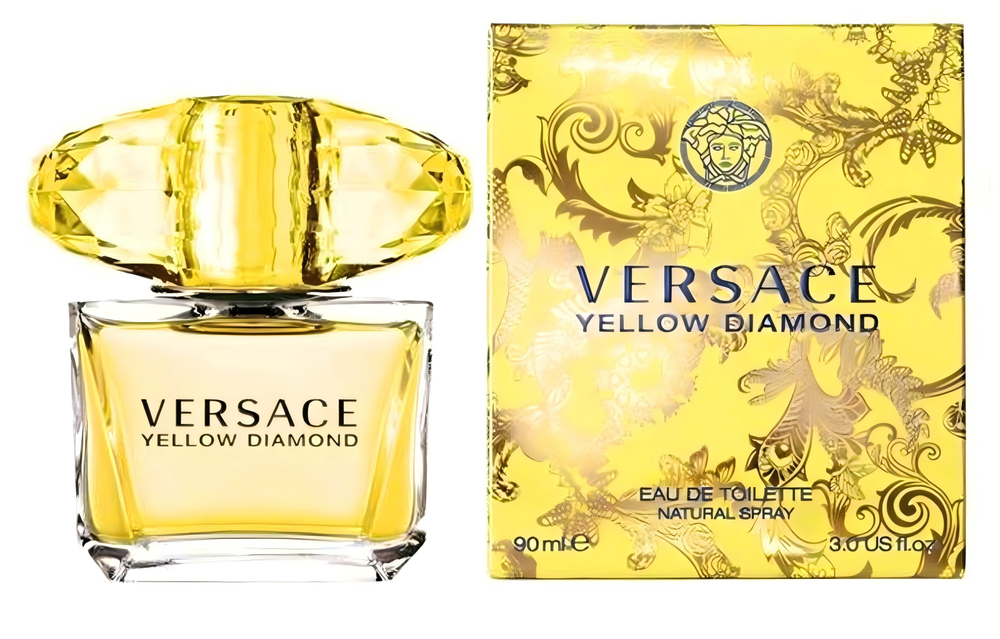 Versace Yellow Diamond Eau De Toilette Spray for Women, 3.0 oz