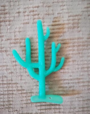 ANTIQUE INDIAN CACTUS & COWBOY WESTERN FIGURE