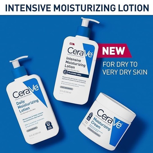 CeraVe Moisturizing Cream | 16 Ounce with Pump | Daily Face and Body Moisturizer