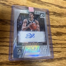 2017-18 Panini Donruss Optic #44 Spencer Dinwiddie Signature Series