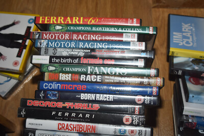 Motorsport Car Motorbike related DVDs F1 Drivers teams marques take your  pick UK