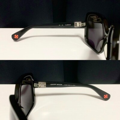 クロムハーツ サングラス QUEENIE Chrome Hearts QUEENIE Chrome Hearts Black Smoke Sunglasses Made in Japan | eBay
