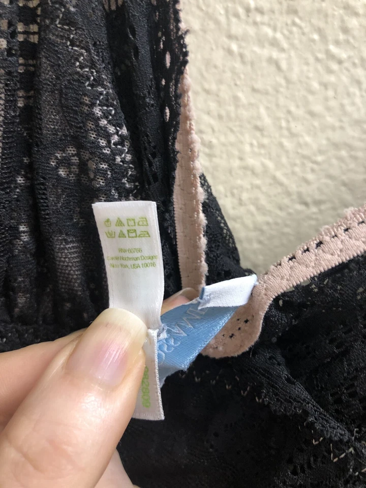 Camisón Ongossmer Cami Talla Mediana Negro Encaje Foto 4 de 4