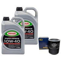 MotoröL Set Syntech 10W-40 Meguin 10 Liter + ÖLfilter FüR Toyota Land Cruiser 80