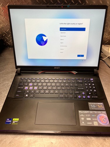 MSI COMPUTER RAIDER GE78HX 32gb Ram | RTX 4070
