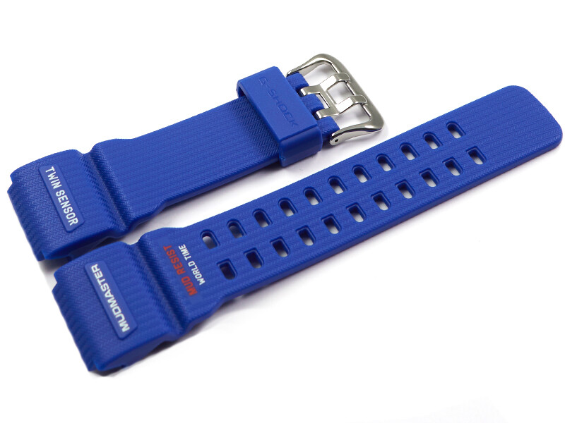 Bracelet Casio En Résine Bleu - Pour Montres GW-9400NV - Unisexe - Remplacement
