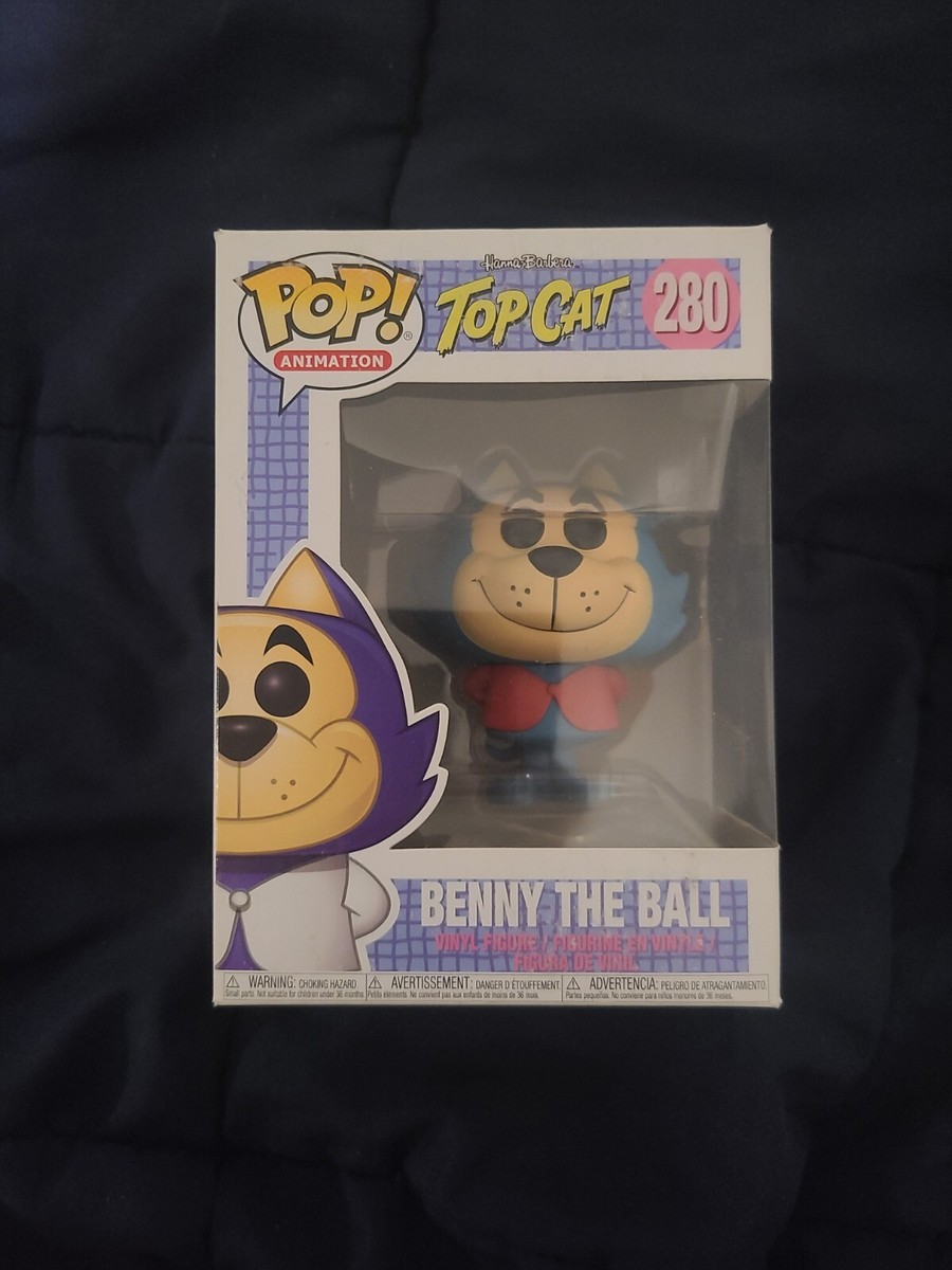 Funko Pop! Hanna Barbera Top Cat Benny The Ball Chase #280 Missing Sticker