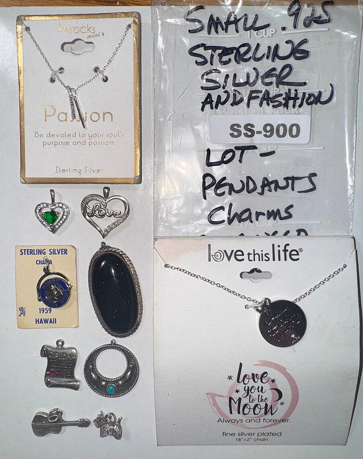 Sterling Silver & Fashion Pendants Charms Hawaii Scottie Guitar & More SS-900