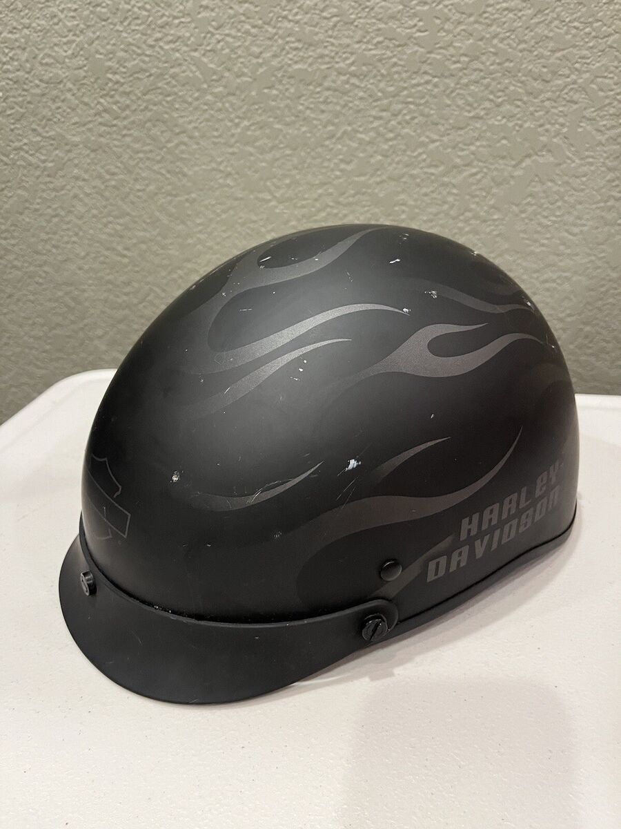 Harley Davidson half helmet size XXL 63-64cm Flat black Harley Davidson half helmet size XXL 63-64cm Flat black
