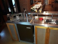 Bar Theke,  Theke, Tresen,  Cocktailtheke Hausbar, Kellerbar,