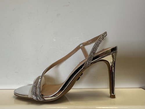STEVE MADDEN Ratify Embellished Silver Sandals UK 5 US 7.5 EU 38 REF M513# - Picture 2 of 5
