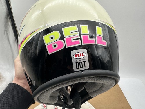 Vintage BELL Motocross Helmet RARE 90s Retro Sz M Supercross *NEW NOS* Made USA - Picture 16 of 24
