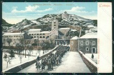 Montenegro Cetinje Snowfall Military Postcard QZ9259