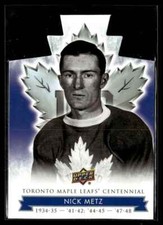 2017-18 Upper Deck Toronto Maple Leafs Centennial Blue Die Cut Nick Metz Toronto