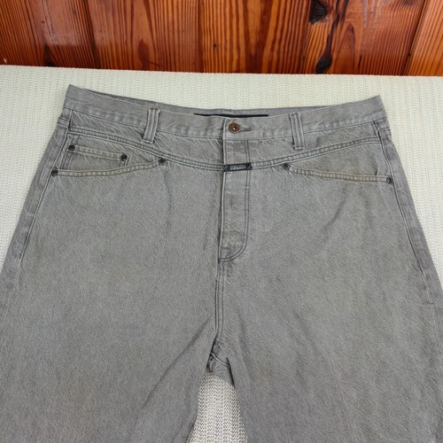Marithe Francois Girbaud Jeans Mens 40x30 Gray Denim Skater Hip Hop VTG Y2K - Picture 3 of 16