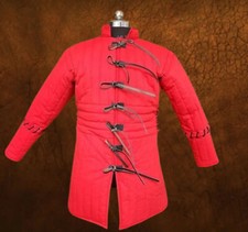 Medieval Female Aketon - White Medieval gambeson Woman Clothing