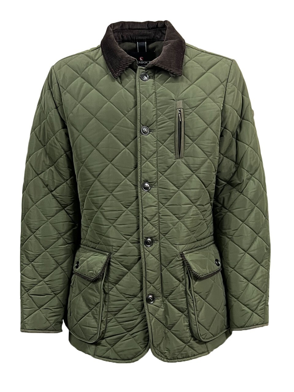 STEINBOCK giacca trapuntata uomo verde BT628 53581 49 XANDER 100% полиэстер