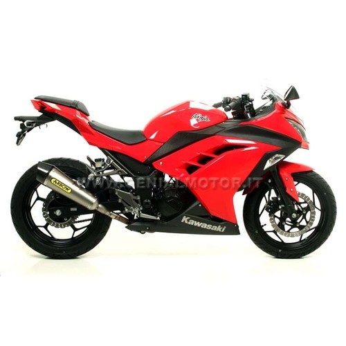Pot D'Echappement Arrow Xkone Acier Kawasaki Ninja 250 2013 > 2016 - Photo 2/3