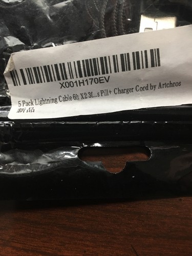 APPLE iPhones 5 PACK -6 Ft x 2 and 3FT x 3 Charging Lightning Pin USB - Photo 2 sur 2