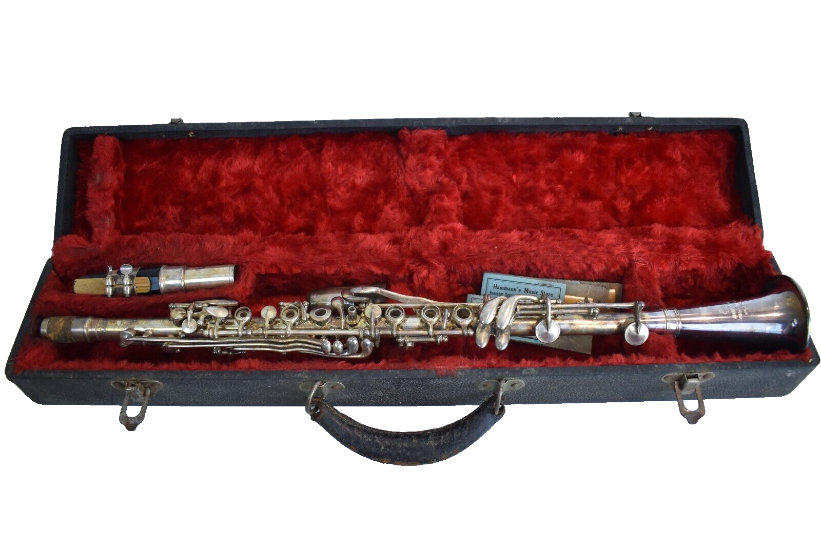 American Victory AA2724 Metal Clarinet Vintage Pat. #1705634 With 