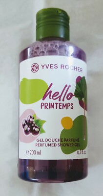 Yves Rocher HELLO PRINTEMPS  Perfumed French Shower Gel LTD ED. 6.7 oz.  200ml