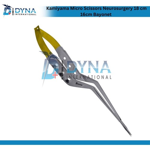 Kamiyama Micro Scissors Neurosurgery 18 cm 16cm Bayonet Handle 2Pcs - Picture 5 of 6