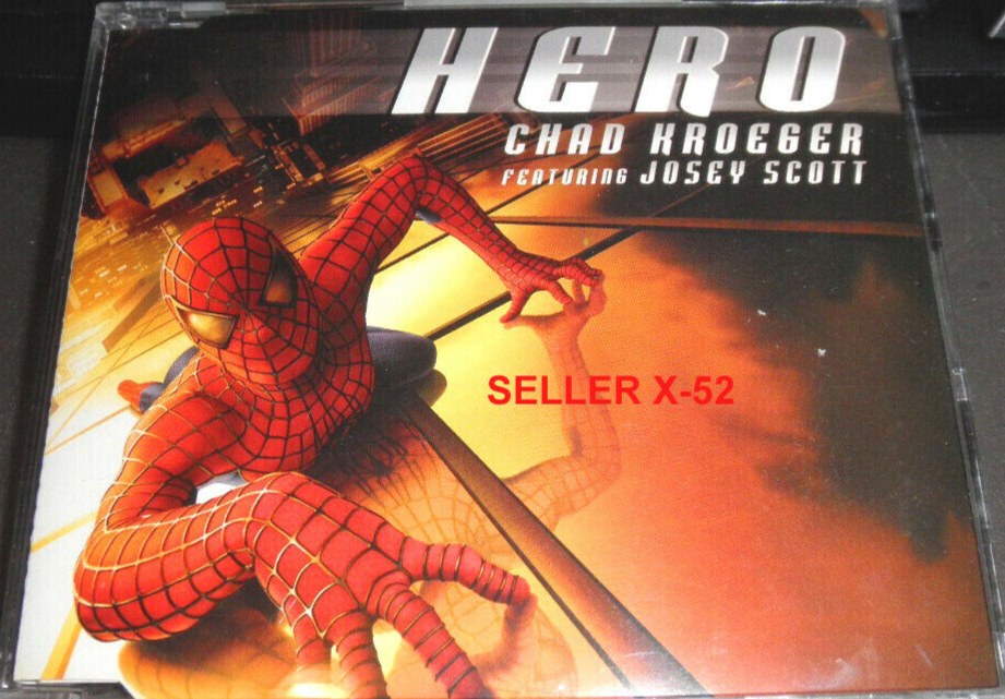 Hero CD Spider-man movie hit single Chad Kroegger Josey Scott