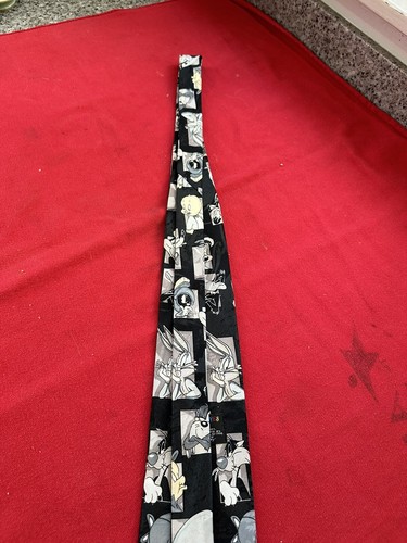 PAIR (2) VINTAGE 1990s LOONEY TUNES MEN’S NECK TIES SILK & POLYESTER VINTAGE!! - Picture 11 of 19